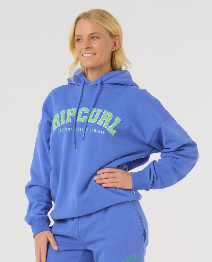 RIP CURL LADIES VARSITY HOODIE - OCEAN