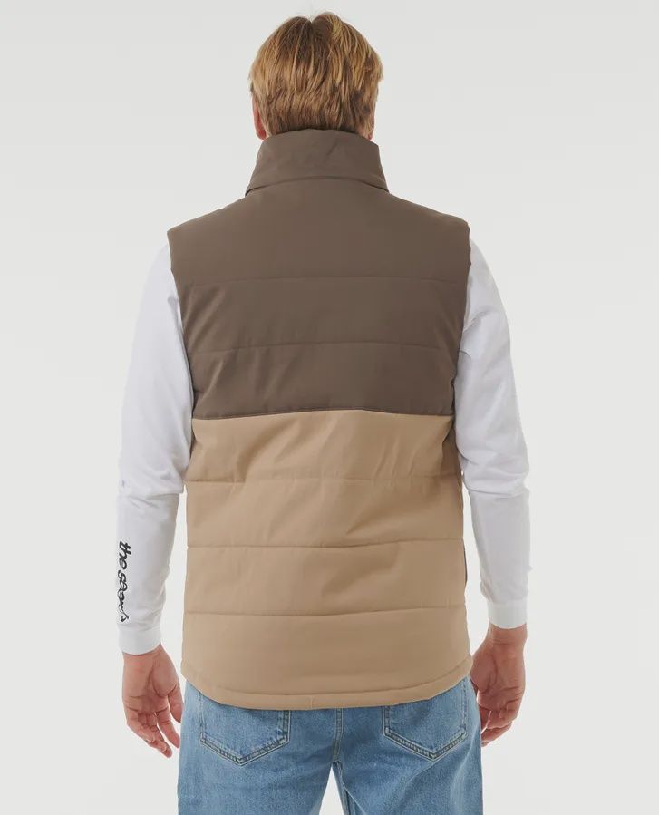 RIPCURL MENS ANTI SERIES RIDGE VEST - ROCK