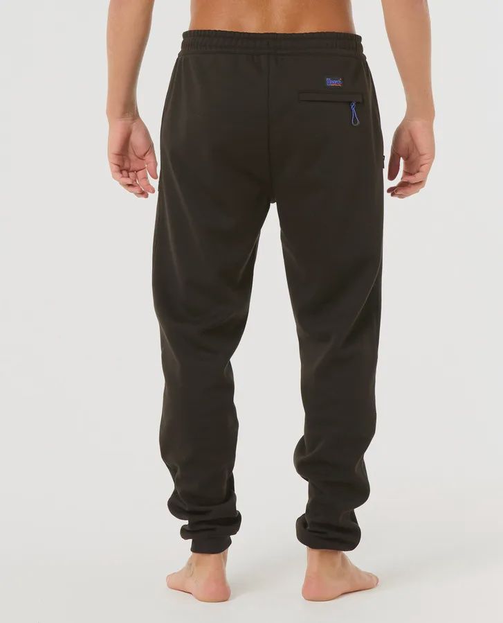 RIPCURL MENS ANTI SERIES SEARCH BASE TRACK PANT - BLACK