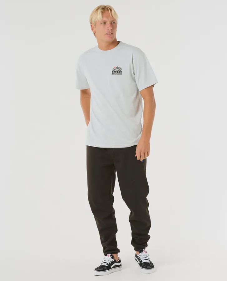RIPCURL MENS ANTI SERIES SEARCH BASE TRACK PANT - BLACK