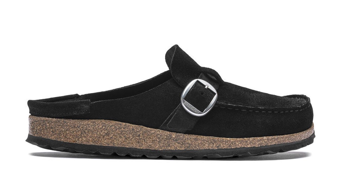BIRKENSTOCK BUCKLEY SUEDE LEATHER - BLACK