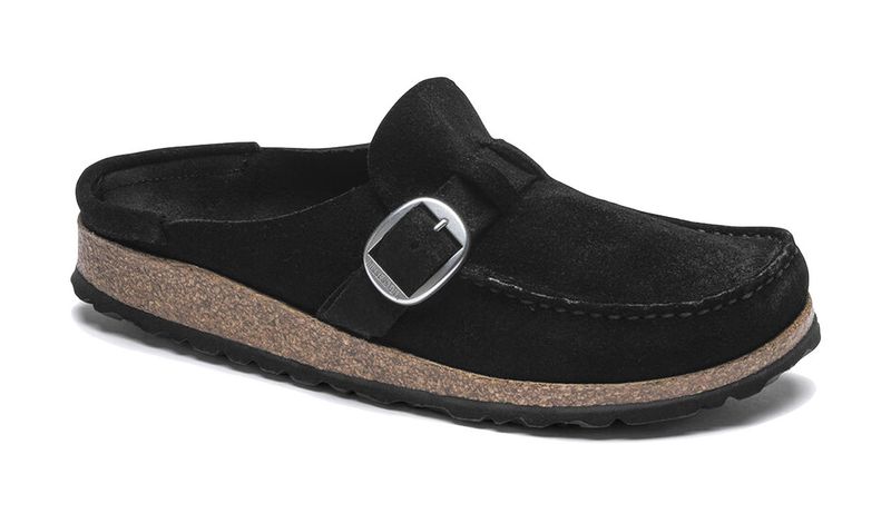 BIRKENSTOCK BUCKLEY SUEDE LEATHER - BLACK