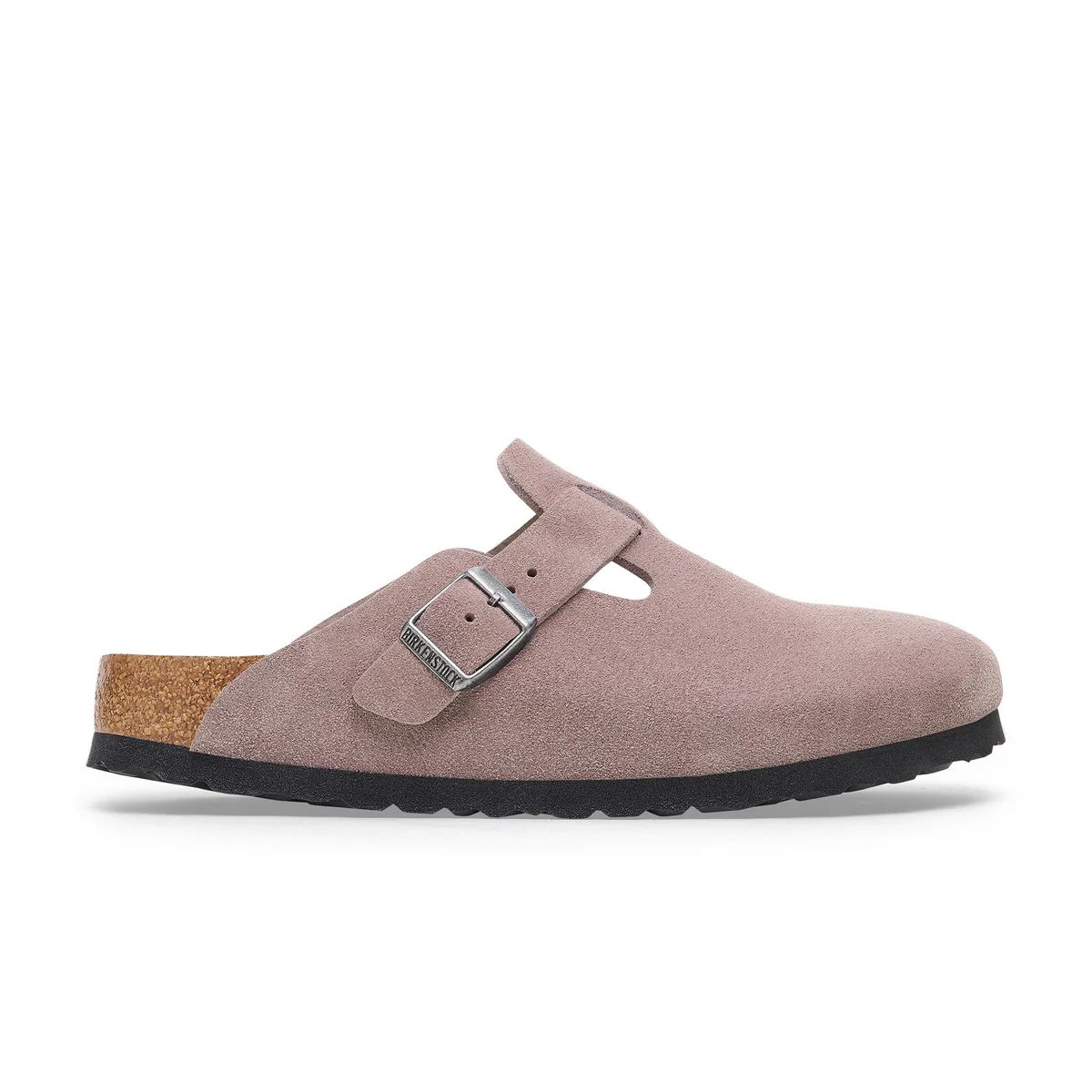 BIRKENSTOCK BOSTON SFB SUEDE LEATHER - FADED PURPLE