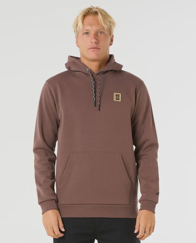 RIP CURL MENS ANTI SERIES SEARCH BASE HOOD - MUSHROOM ROCK