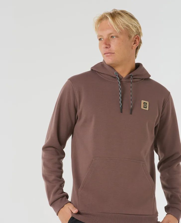 RIP CURL MENS ANTI SERIES SEARCH BASE HOOD - MUSHROOM ROCK