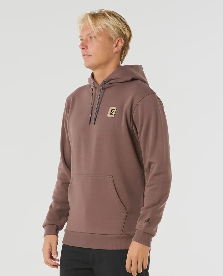RIP CURL MENS ANTI SERIES SEARCH BASE HOOD - MUSHROOM ROCK
