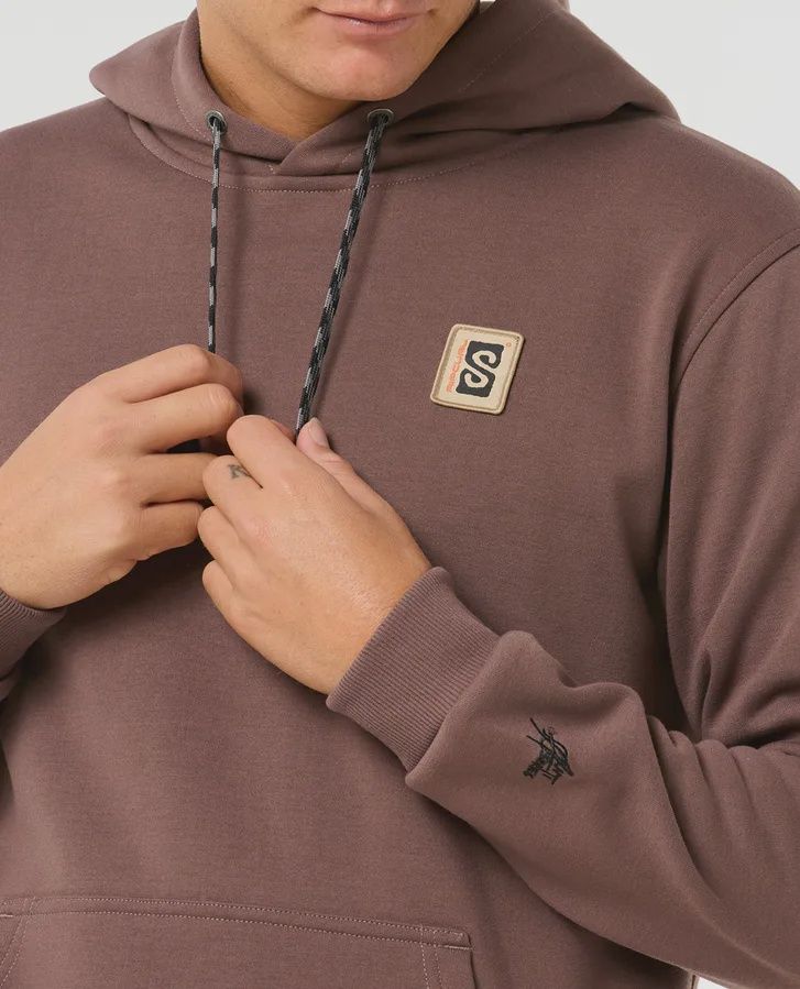 RIP CURL MENS ANTI SERIES SEARCH BASE HOOD - MUSHROOM ROCK
