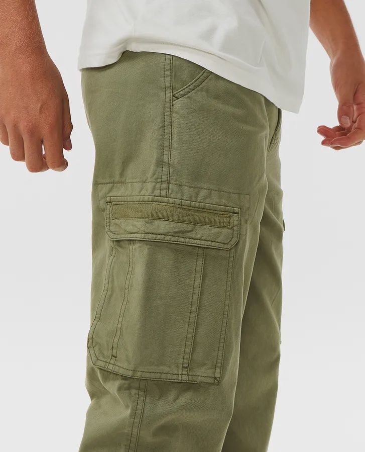RIP CURL MENS CLASSIC SURF TRAIL CARGO PANT - LIGHT GREEN