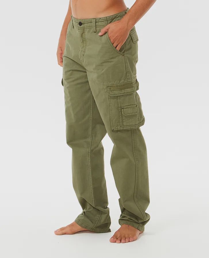 RIP CURL MENS CLASSIC SURF TRAIL CARGO PANT - LIGHT GREEN