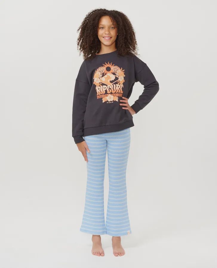 RIPCURL TEEN GIRLS BOBBI PANT - MID BLUE