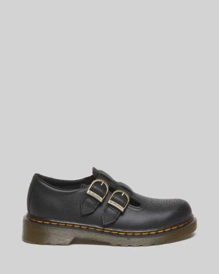DR MARTENS JUNIOR 8065 MARY JANE- BLACK SOFTY T