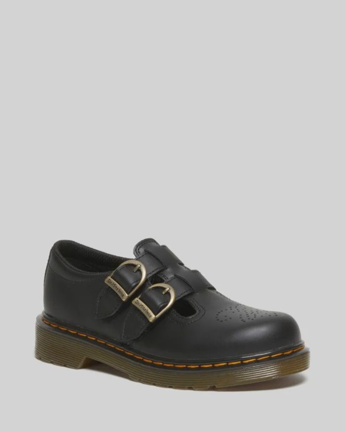 DR MARTENS JUNIOR 8065 MARY JANE- BLACK SOFTY T