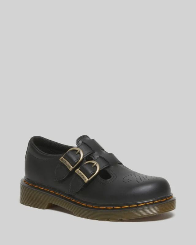 DR MARTENS JUNIOR 8065 MARY JANE- BLACK SOFTY T
