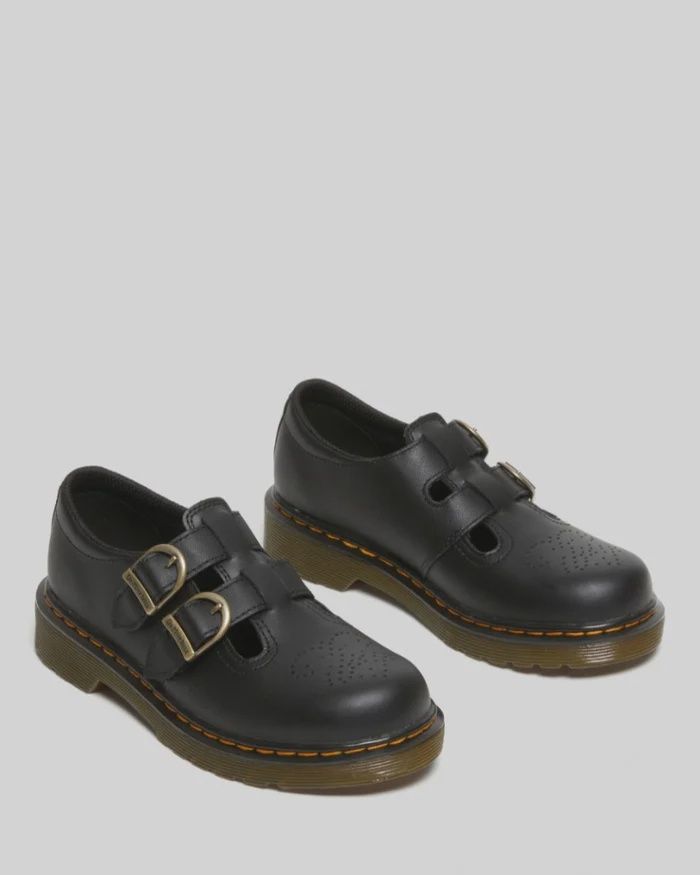 DR MARTENS JUNIOR 8065 MARY JANE- BLACK SOFTY T