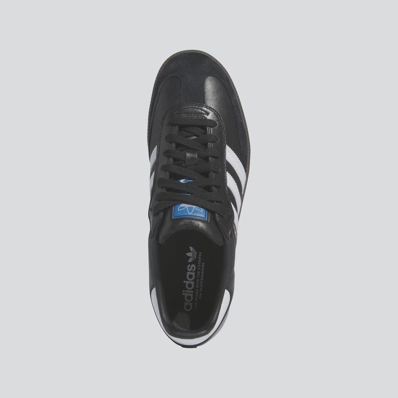 ADIDAS SAMBA ADV- BLACK/WHITE/GUM