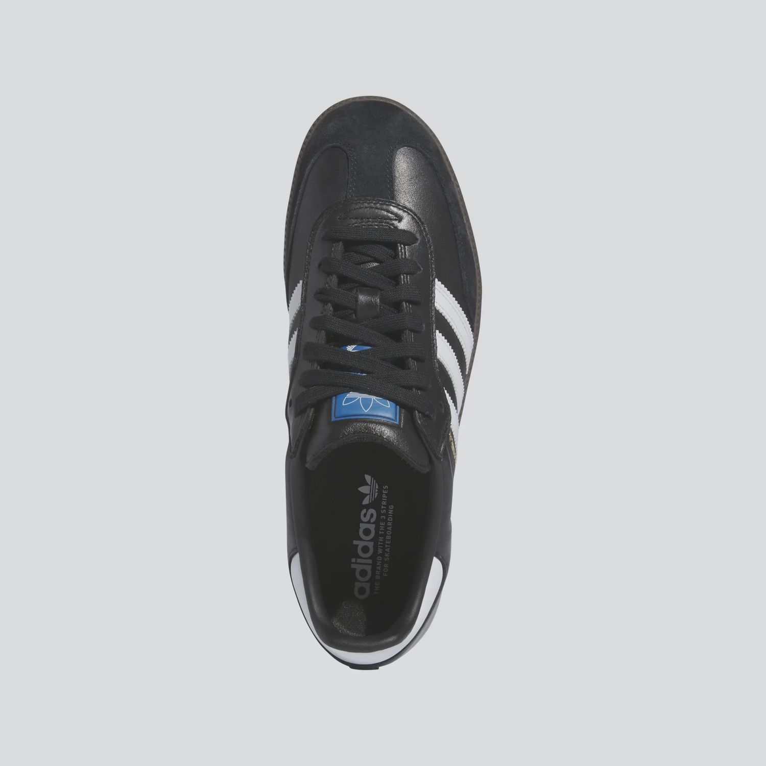 ADIDAS SAMBA ADV- BLACK/WHITE/GUM