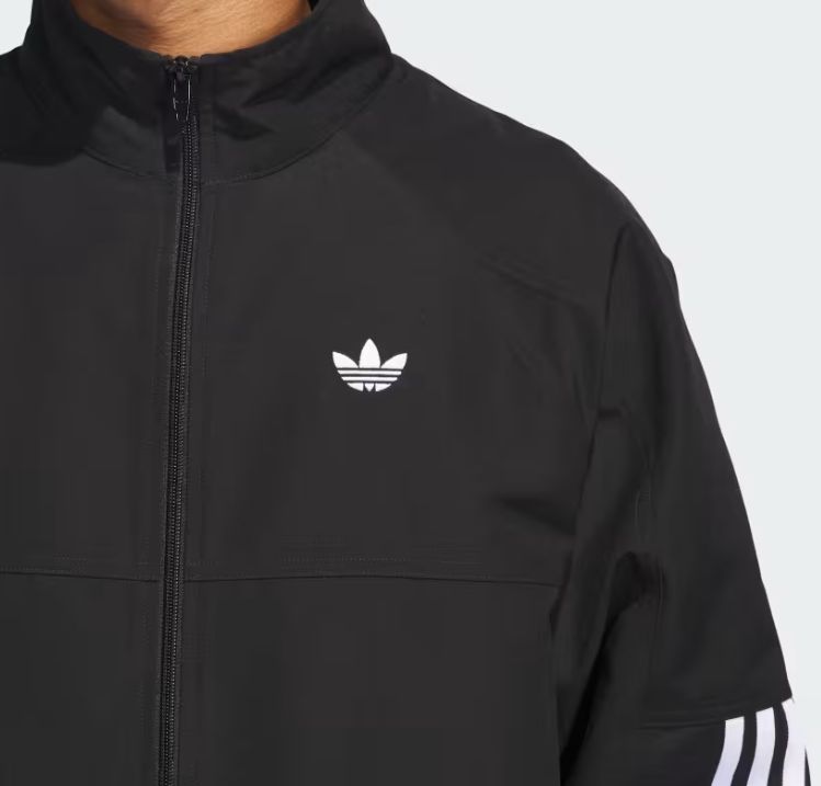 ADIDAS UNISEX GAZELLE TRACK JACKET - BLACK/WHITE