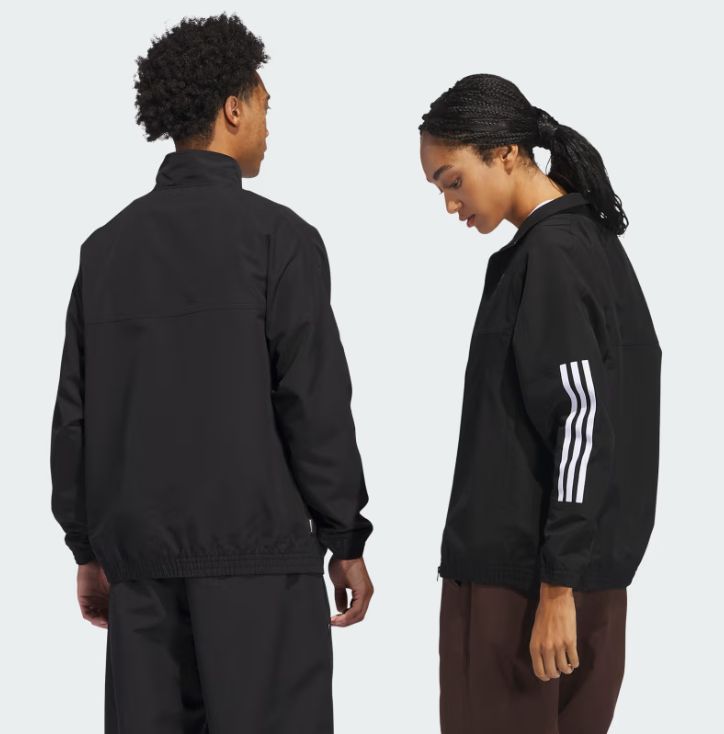 ADIDAS UNISEX GAZELLE TRACK JACKET - BLACK/WHITE
