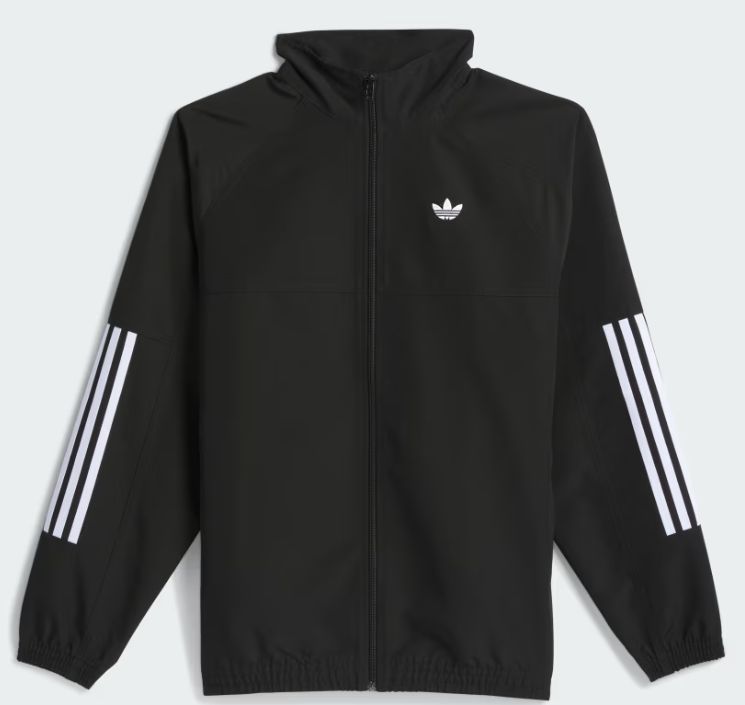 ADIDAS UNISEX GAZELLE TRACK JACKET - BLACK/WHITE