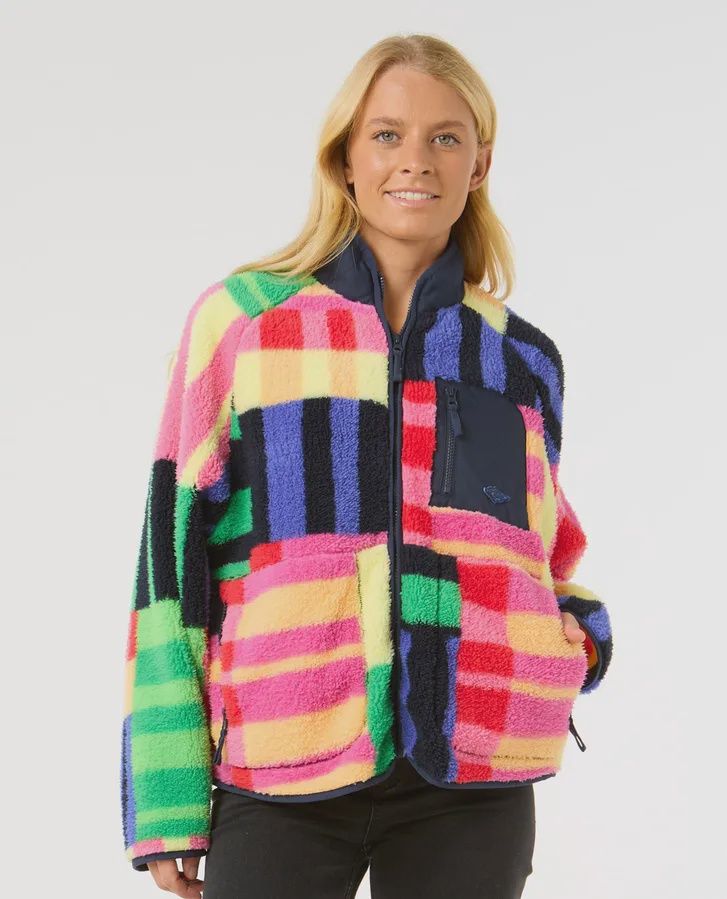 RIP CURL LADIES LAS DALIAS POLAR FLEECE - MULTI