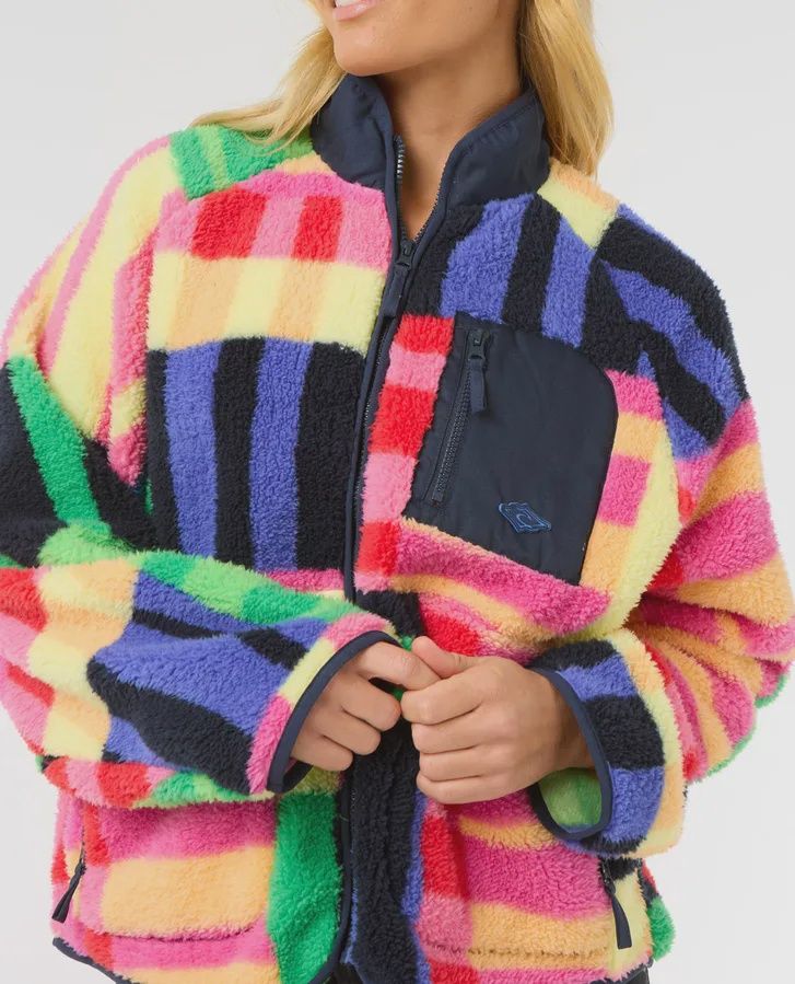 RIP CURL LADIES LAS DALIAS POLAR FLEECE - MULTI