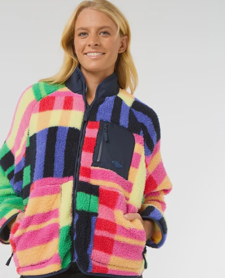 RIP CURL LADIES LAS DALIAS POLAR FLEECE - MULTI