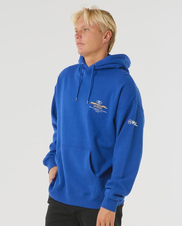 RIPCURL MENS RIP CURL PRO 25 EVENT HOOD - ELECTRIC BLUE