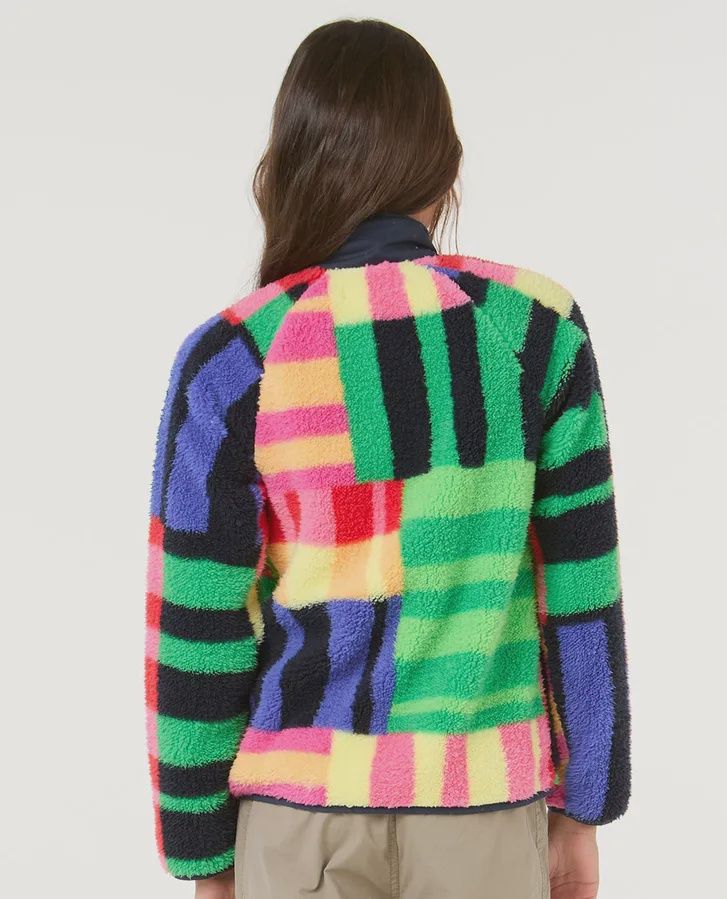 RIP CURL TEEN GIRLS LAS DALIAS POLAR FLEECE - MULTI
