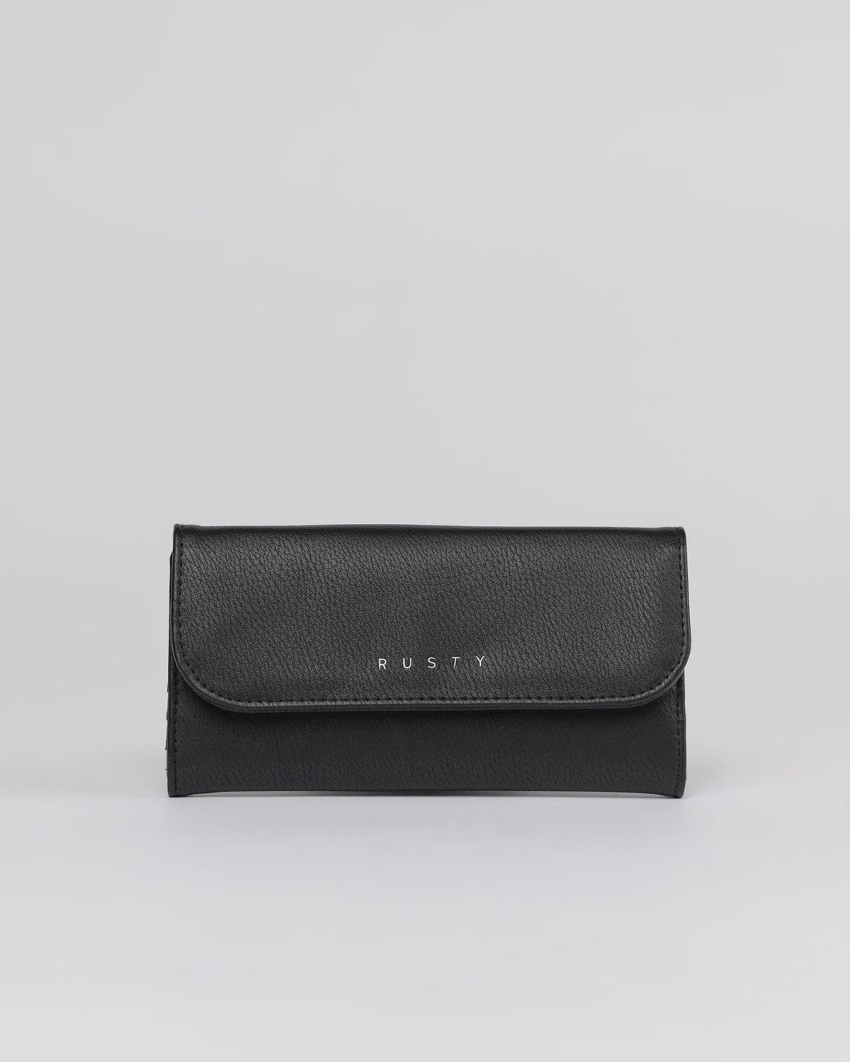 RUSTY LADIES BELLA FLAP WALLET - BLACK