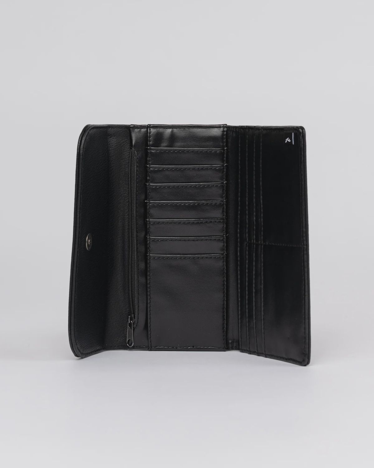 RUSTY LADIES BELLA FLAP WALLET - BLACK