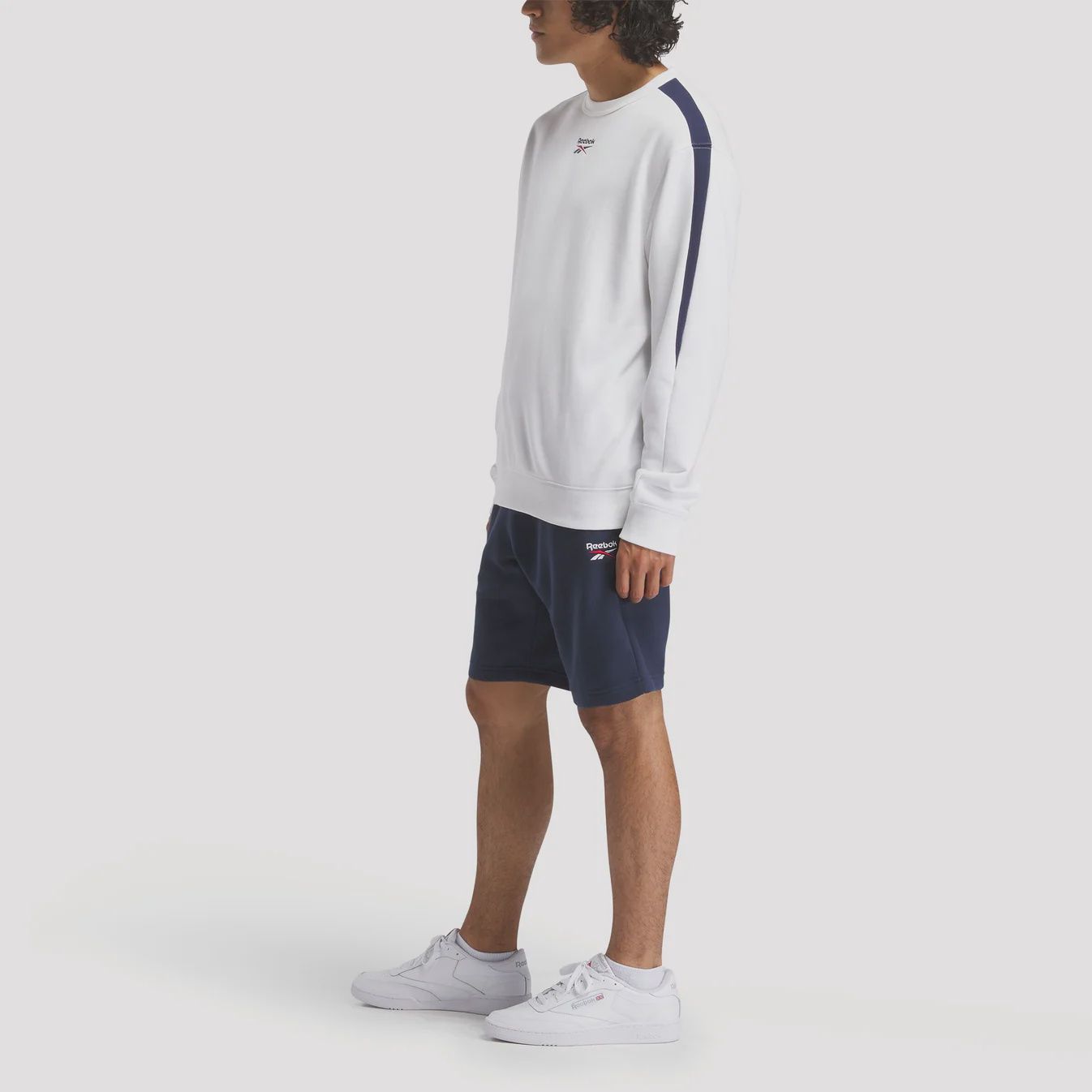 REEBOK MENS RI CROSS CHECK CREW - WHITE