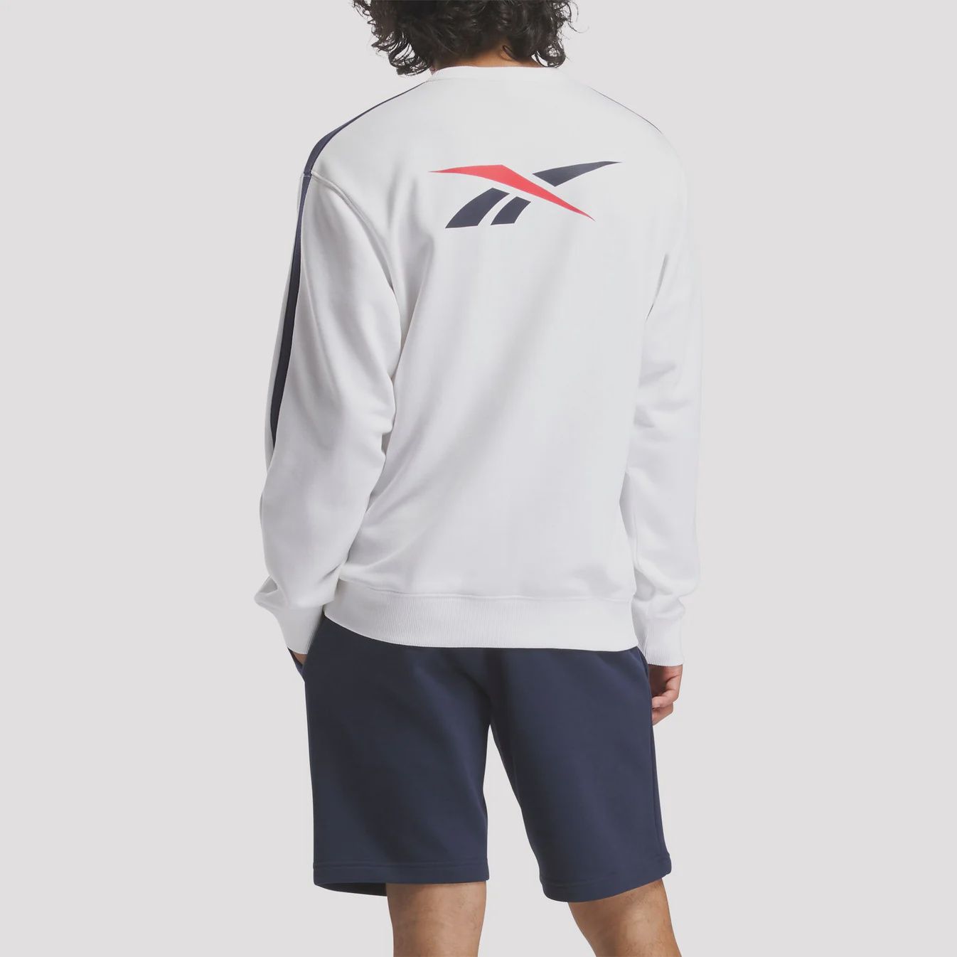 REEBOK MENS RI CROSS CHECK CREW - WHITE