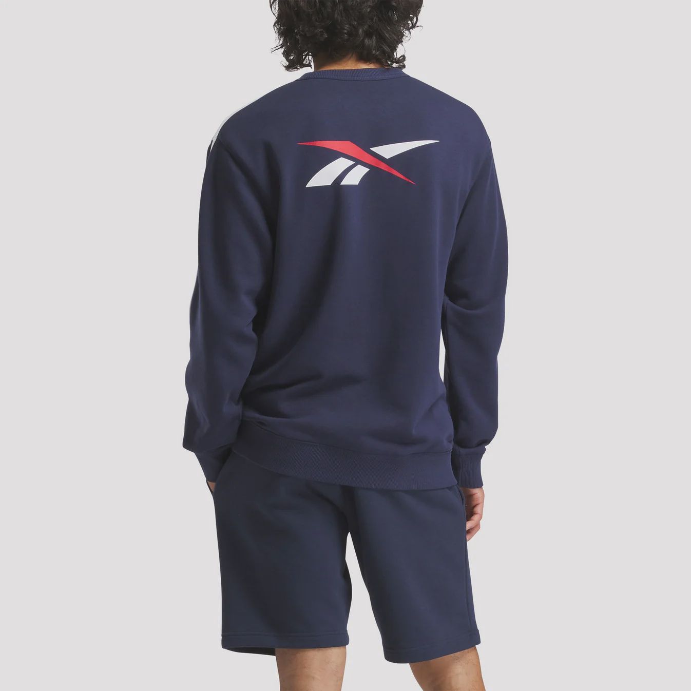 REEBOK MENS RI CROSS CHECK CREW - VECTOR NAVY