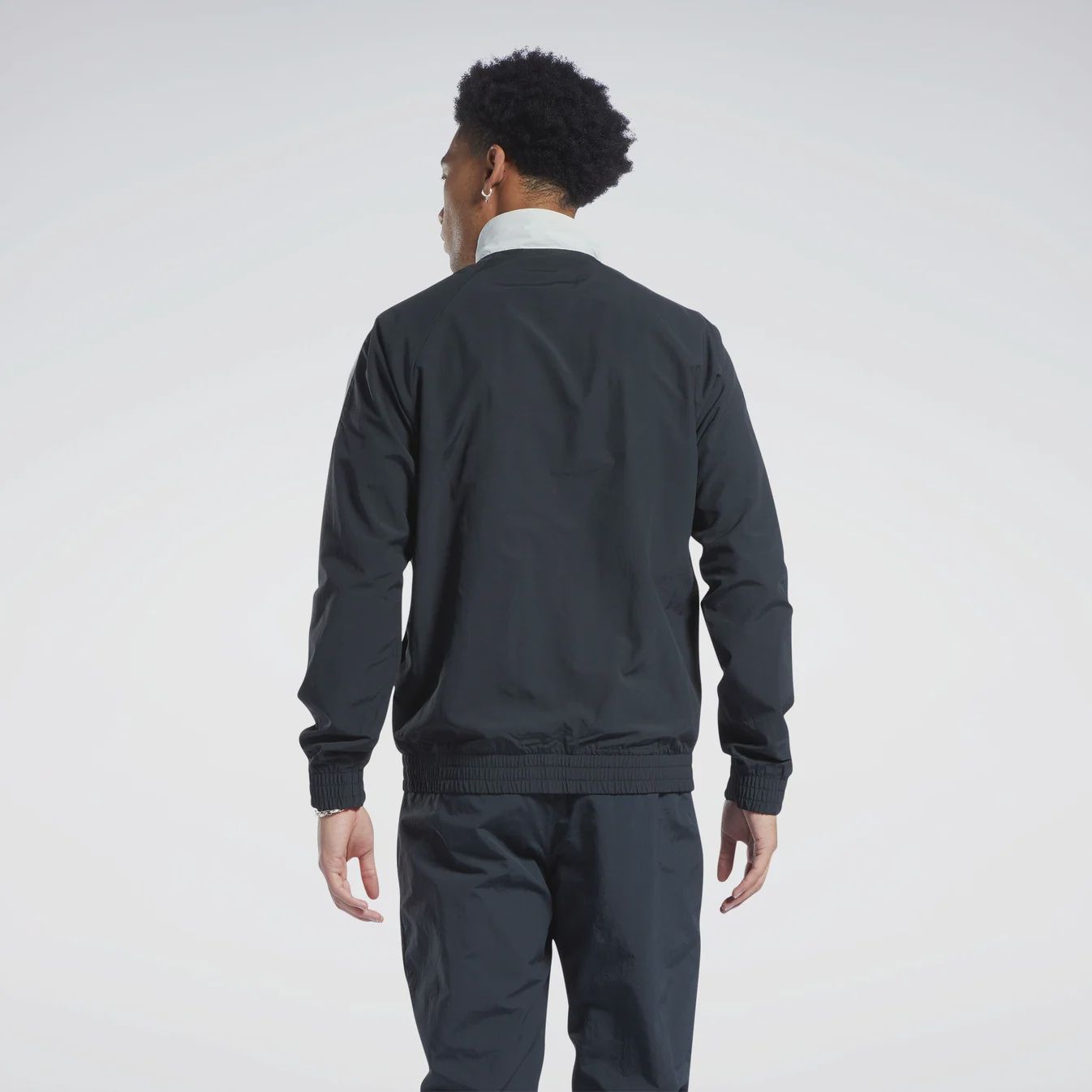 REEBOK MENS CL F FR TRACKTOP - NIGHT BLACK