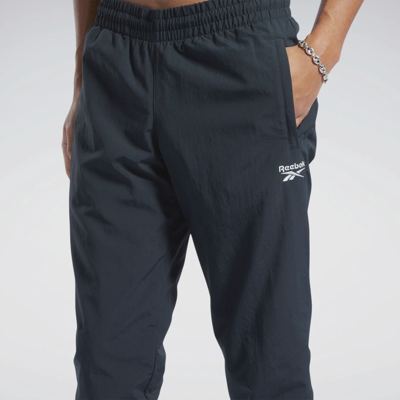 REEBOK MENS CL F FR TRACKPANT - NIGHT BLACK/NIGHT BLACK