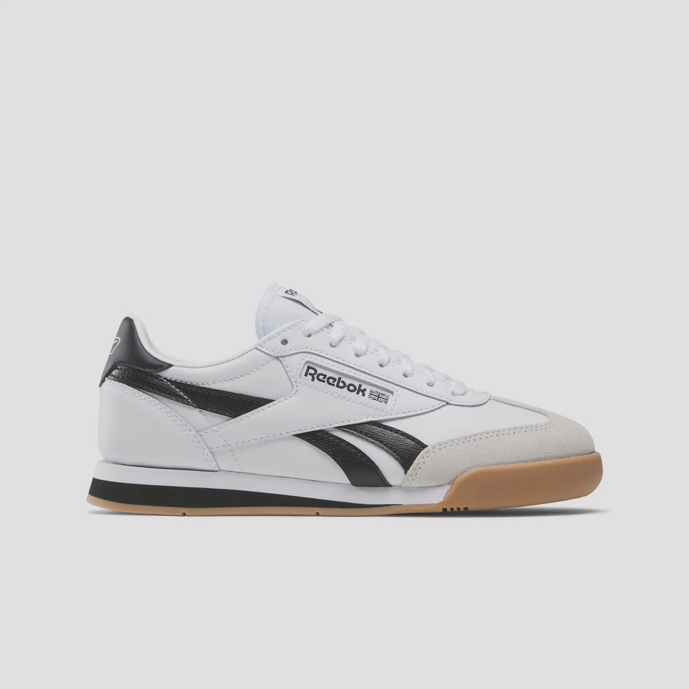 REEBOK KIDS JUNIOR CAMPIO XT SHOE - WHITE/BLACK/BARELY GREY/GUM