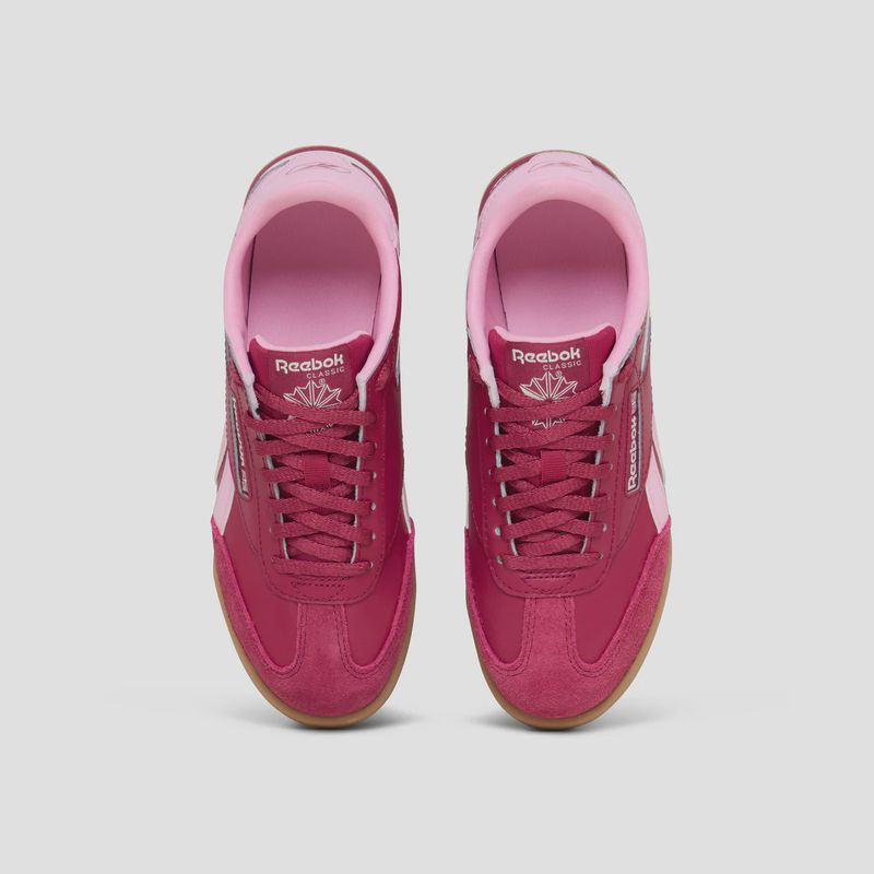 REEBOK KIDS JUNIOR CAMPIO XT SHOE - BERRY/ROSE/CHALK/BARELY GREY