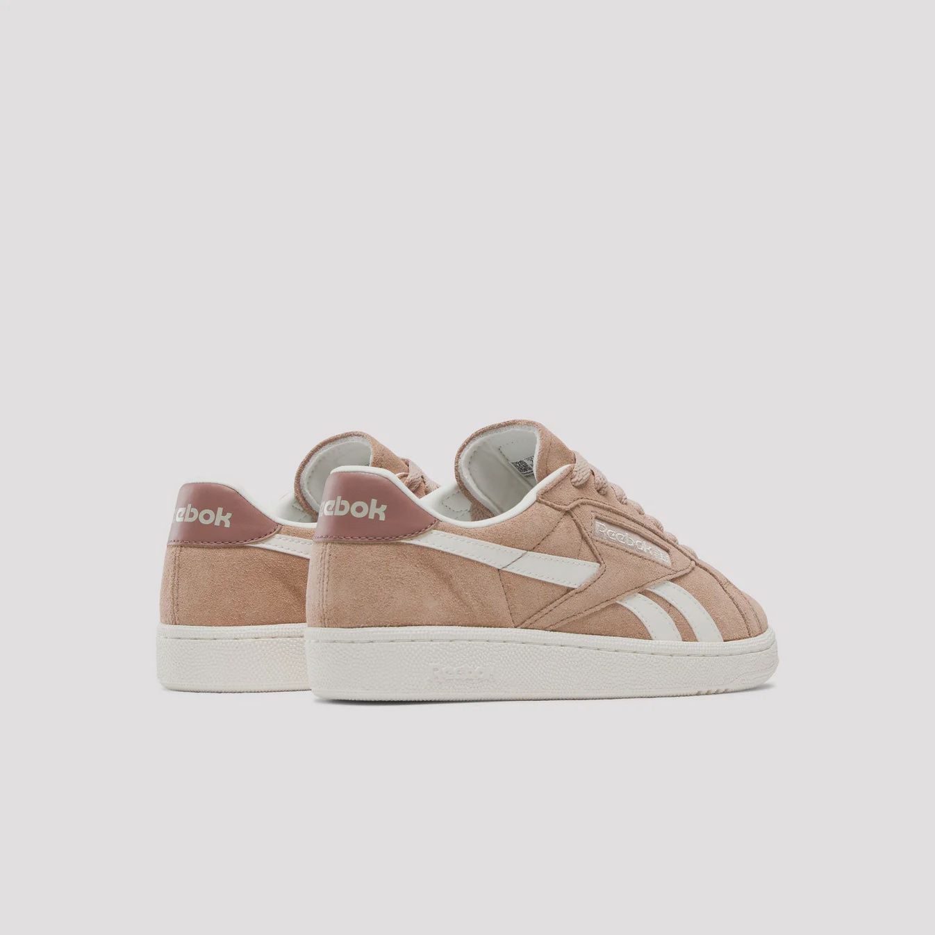 REEBOK WOMENS CLUB C GROUNDS UK SHOE - EARTH/CHALK/SCORCHEDEARTH