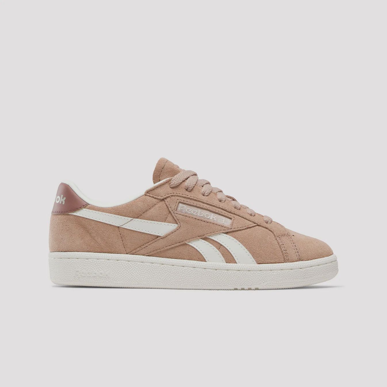 REEBOK WOMENS CLUB C GROUNDS UK SHOE - EARTH/CHALK/SCORCHEDEARTH