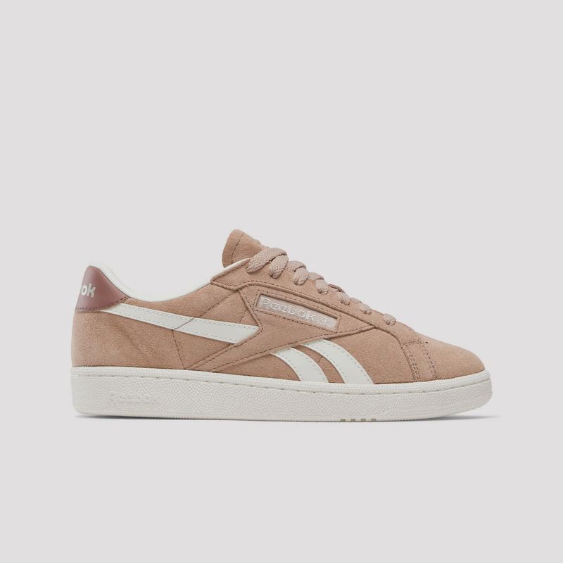 REEBOK WOMENS CLUB C GROUNDS UK SHOE - EARTH/CHALK/SCORCHEDEARTH