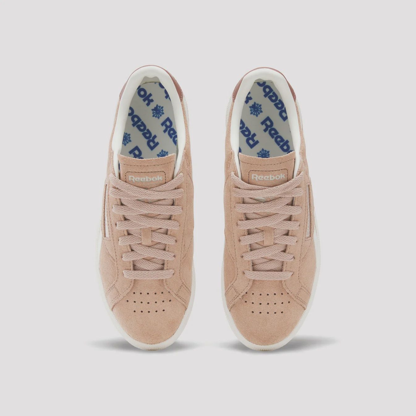 REEBOK WOMENS CLUB C GROUNDS UK SHOE - EARTH/CHALK/SCORCHEDEARTH