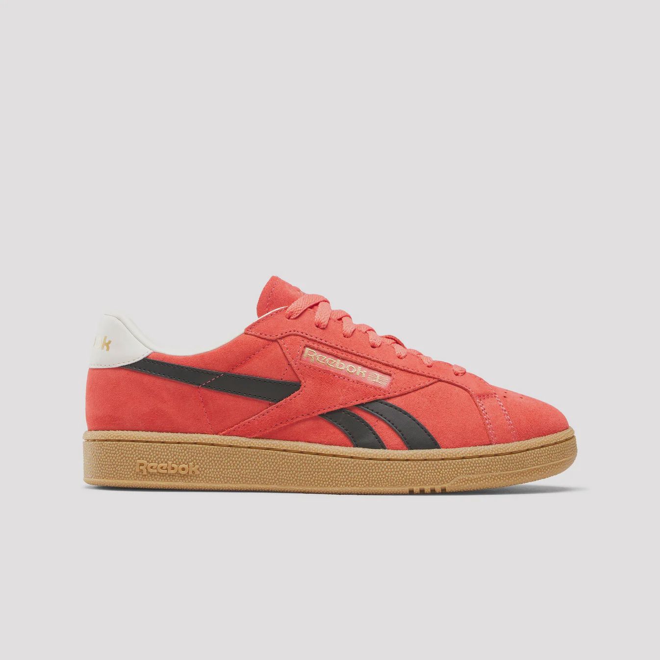 REEBOK UNISEX CLUB C GROUNDS UK SHOE - SUNSETCORAL/BLACK/GUM