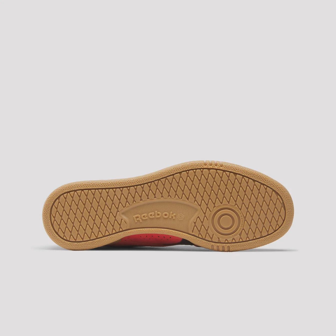 REEBOK UNISEX CLUB C GROUNDS UK SHOE - SUNSETCORAL/BLACK/GUM