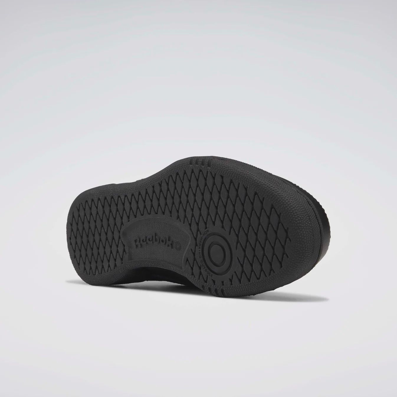 REEBOK KIDS CLUB C SHOES- BLACK/CHARCOAL-INT