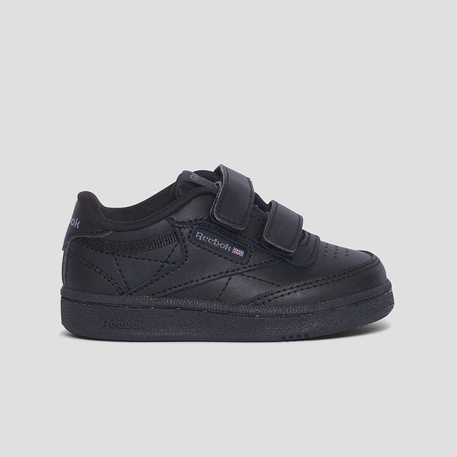 REEBOK CLUB C 2V 2.0- BLACK/BLACK/PURE GREY 5