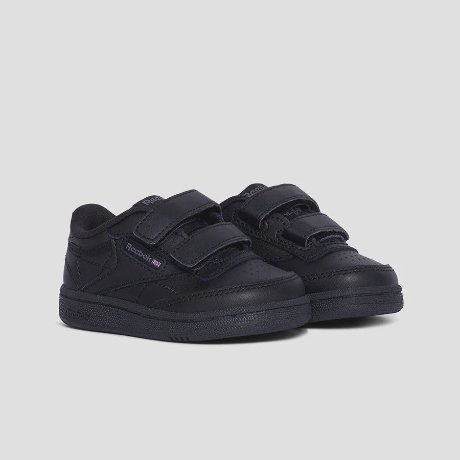REEBOK CLUB C 2V 2.0- BLACK/BLACK/PURE GREY 5