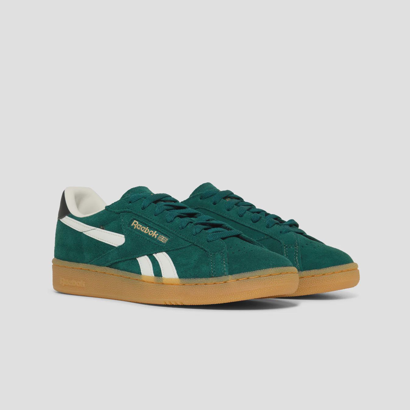 REEBOK UNISEX CLUB C GROUNDS UK- COLLEGIATE GREEN/BLACK/GUM