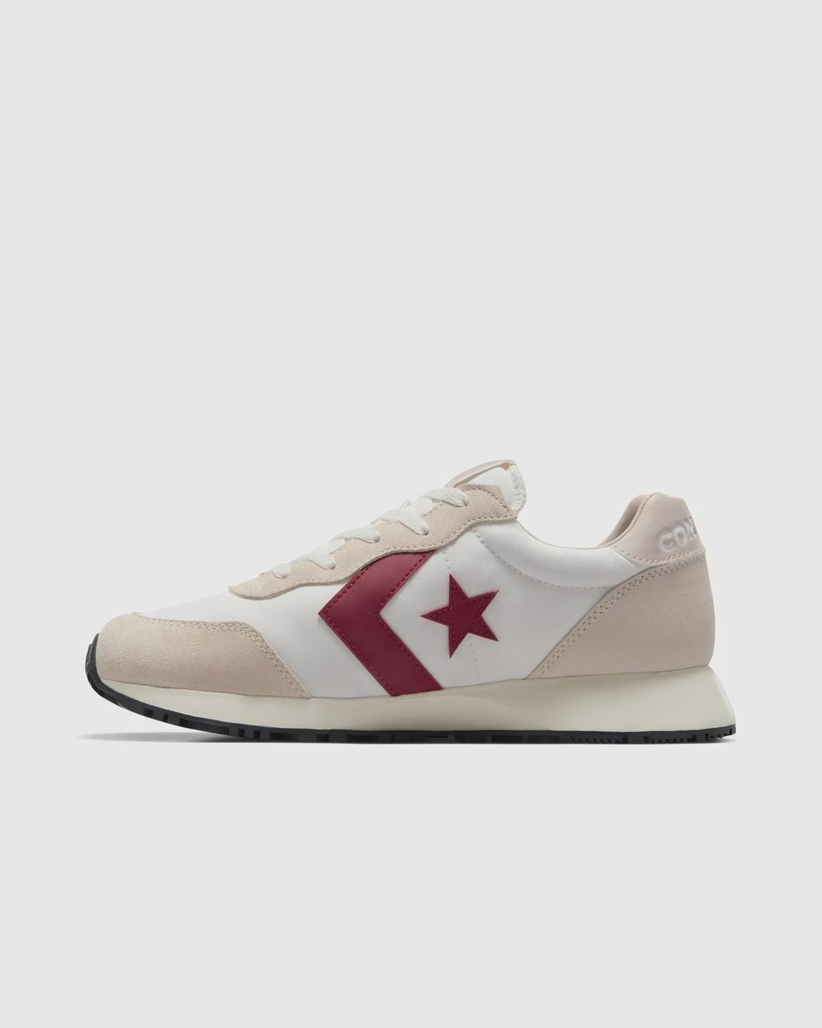 CONVERSE UNISEX CONVERSE OMEGA TRAINER LOW - LIGHT DUNE/VINTAGE WHITE/PARK RED