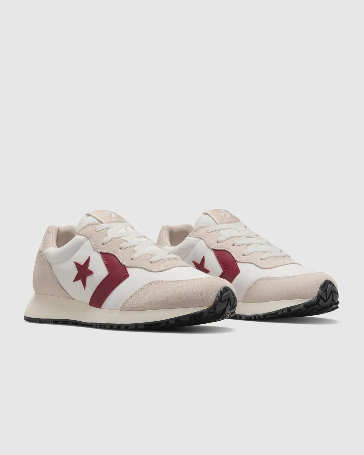 CONVERSE UNISEX CONVERSE OMEGA TRAINER LOW - LIGHT DUNE/VINTAGE WHITE/PARK RED