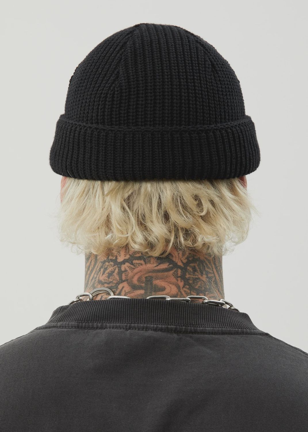 AFENDS MENS THC WHARFIE BEANIE - BLACK